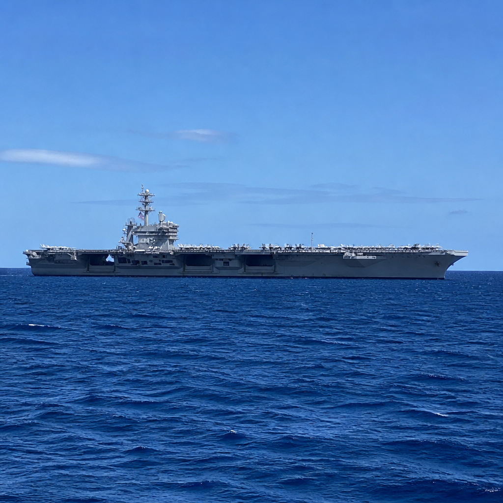 US Aircraft Carrier Patrols South China Sea Amidst Rising Tensions