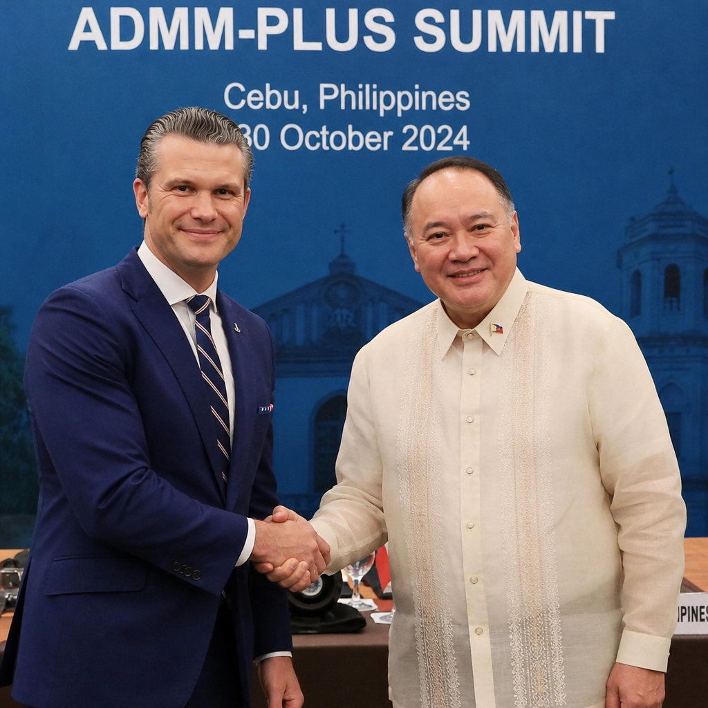 US Secretary of War Engages in Critical Defense Talks at ADMM-Plus Summit in Cebu